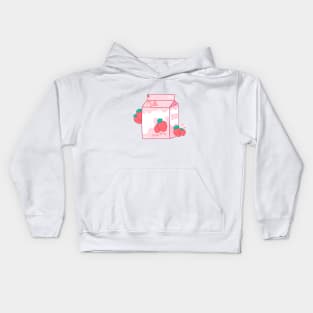 Strawberry Milk Kids Hoodie